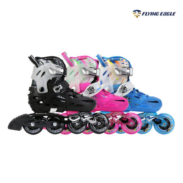 Giày patin trẻ em Flying Eagle S6S bản gốc đủ ba màu đen, hồng, xanh dương