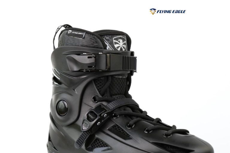 Giày patin Flying Eagle FBS+ màu đen cấu hình 4 bánh 85A