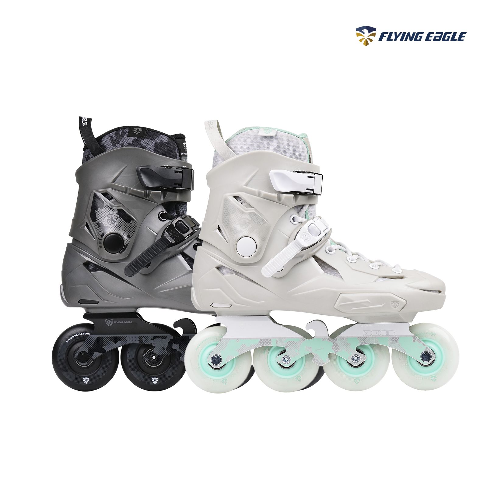 Khóa và frame giày patin người lớn Flying Eagle X3